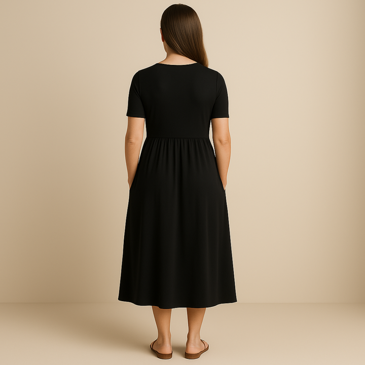 Kinga | Elegancka sukienka zakrywająca brzuch