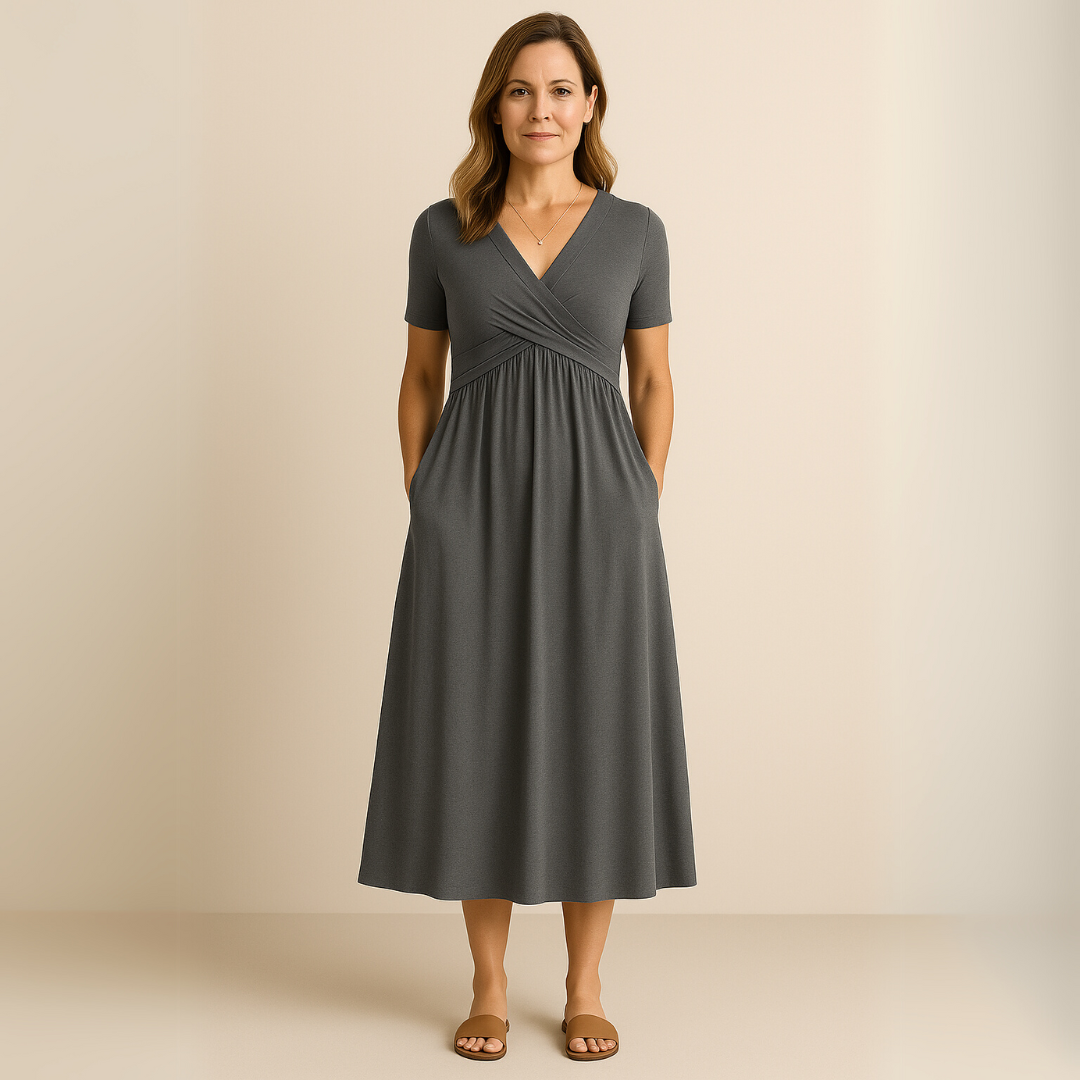 Kinga | Elegancka sukienka zakrywająca brzuch