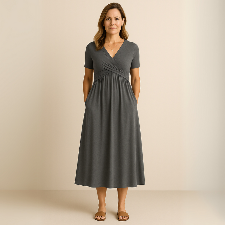 Kinga | Elegancka sukienka zakrywająca brzuch