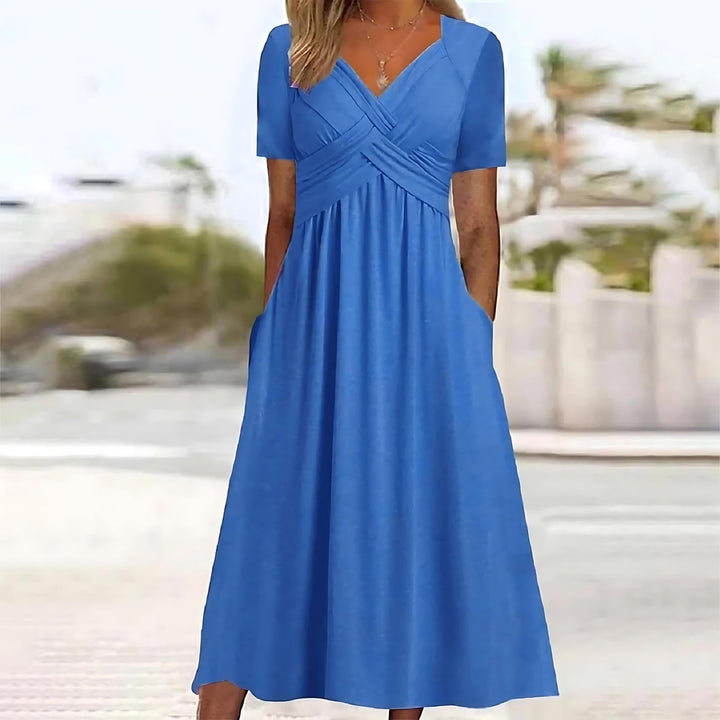 Amalia | Elegancka sukienka zakrywająca brzuch