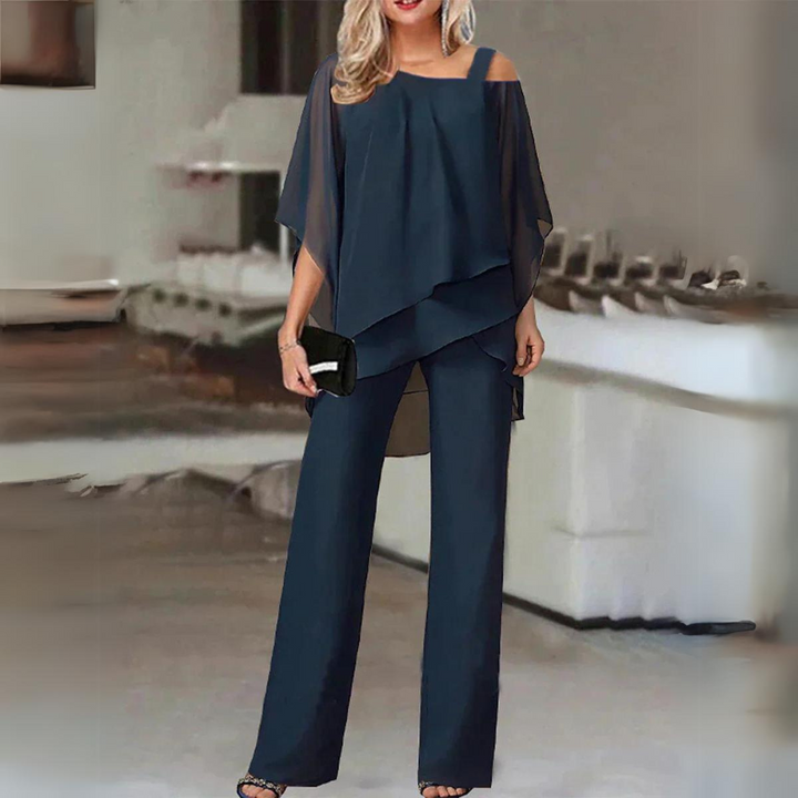 Aleksandra | elegancki letni zestaw dwuczęściowy