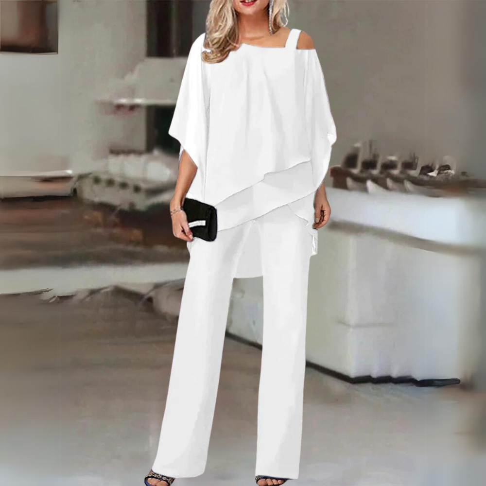 Aleksandra | elegancki letni zestaw dwuczęściowy