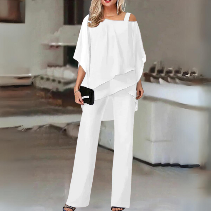 Aleksandra | elegancki letni zestaw dwuczęściowy