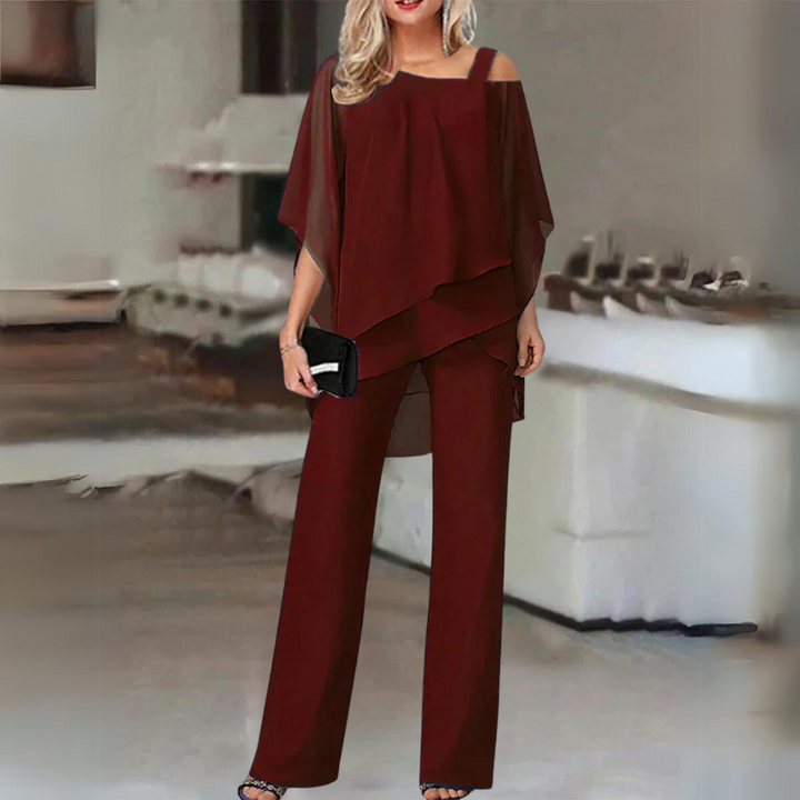 Aleksandra | elegancki letni zestaw dwuczęściowy