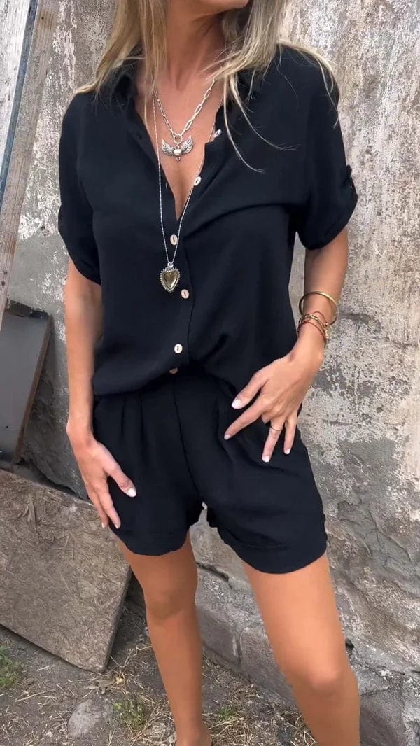 Lidia | Przewiewny zestaw z lnu